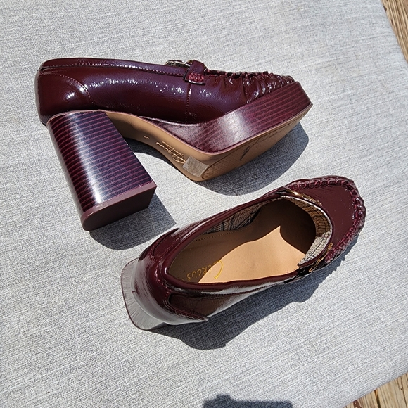 Circus NY by Sam Edelman Burgundy Susie Loafer - Size 8 - Picture 3 of 12